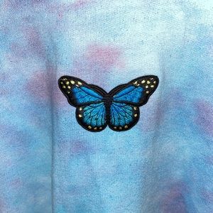 Butterfly crewneck sweater